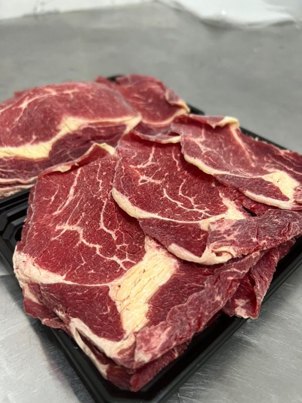 AUSSIE GRASSFED RIBEYE/STRIPLOIN SUKIYAKI CUT - Image 5