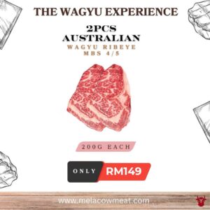 2X PCS AUSTRALIAN GRAIN-FED WAGYU RIBEYE MBS 5+