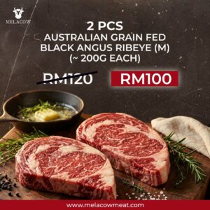 2XPC AUSTRALIAN GRAIN-FED BLACK ANGUS RIBEYE