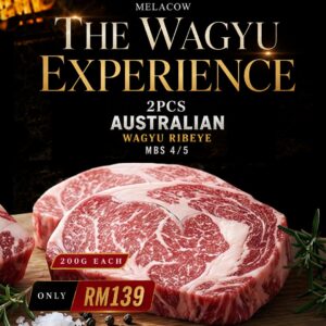 2X PCS AUSTRALIAN GRAIN-FED WAGYU RIBEYE MBS 5+