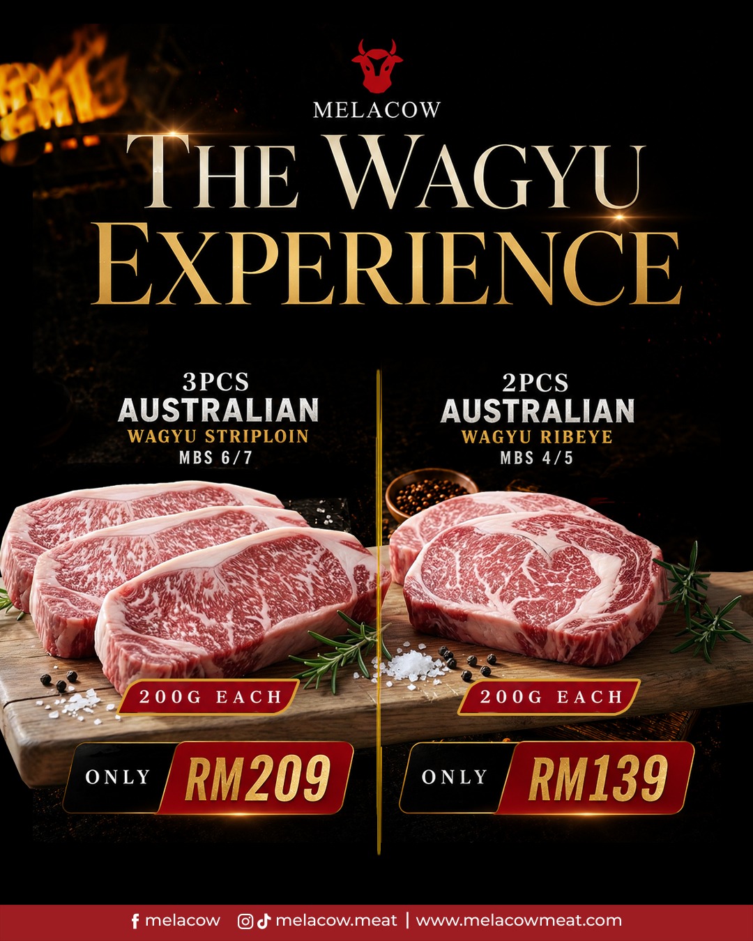 2X PCS AUSTRALIAN GRAIN-FED WAGYU RIBEYE MBS 5+ - Image 5