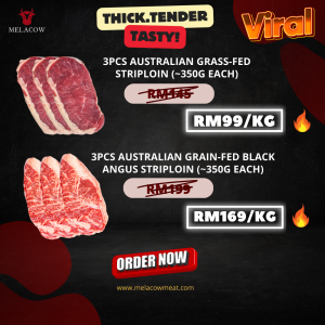 3X PCS THICK AUSTRALIAN STRIPLOIN