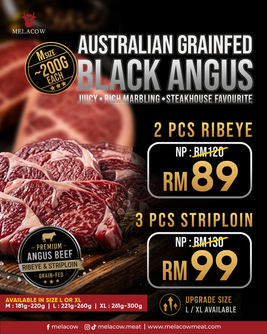 2XPC AUSTRALIAN GRAIN-FED BLACK ANGUS RIBEYE - Image 5